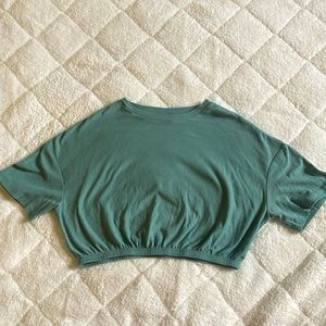 Shein Teal Cropped Top